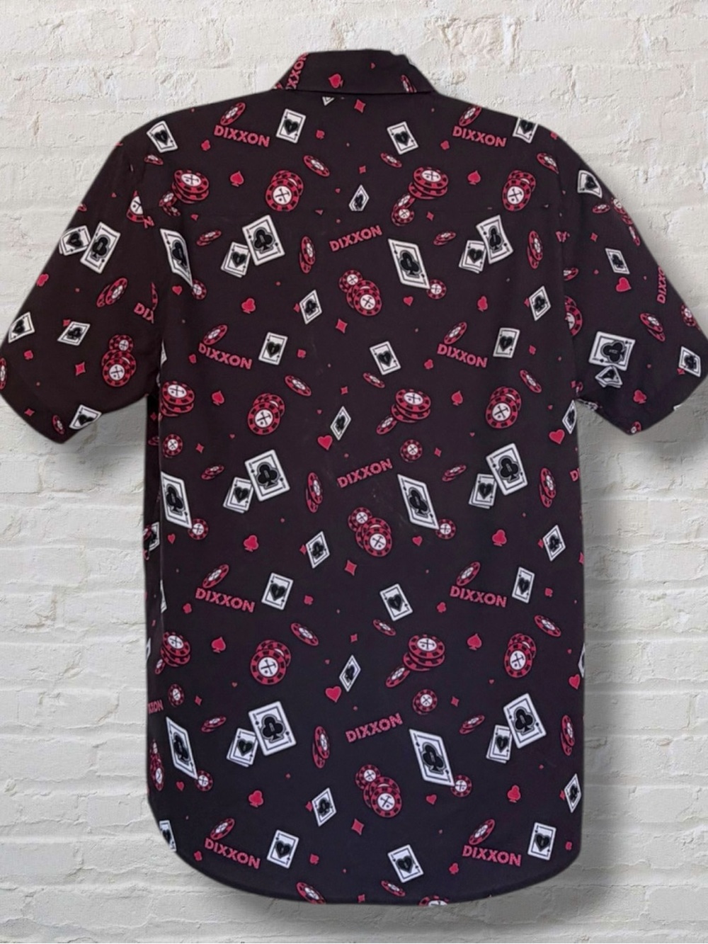 Dixxon The Hard Way Snap Front Poker Casino Party Shirt Men’s Large - Picture 7 of 15